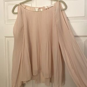 ASTR accordion fabric blouse